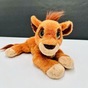Disney Purring Kovu 12” Stuffed Toy From The Lion King Simba's Pride 1998 Mattel